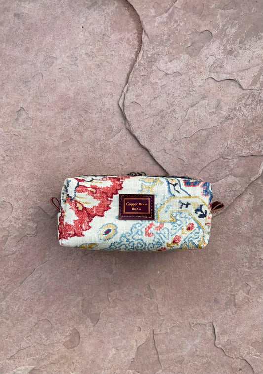 Sydney Box Bag Navy and Cream