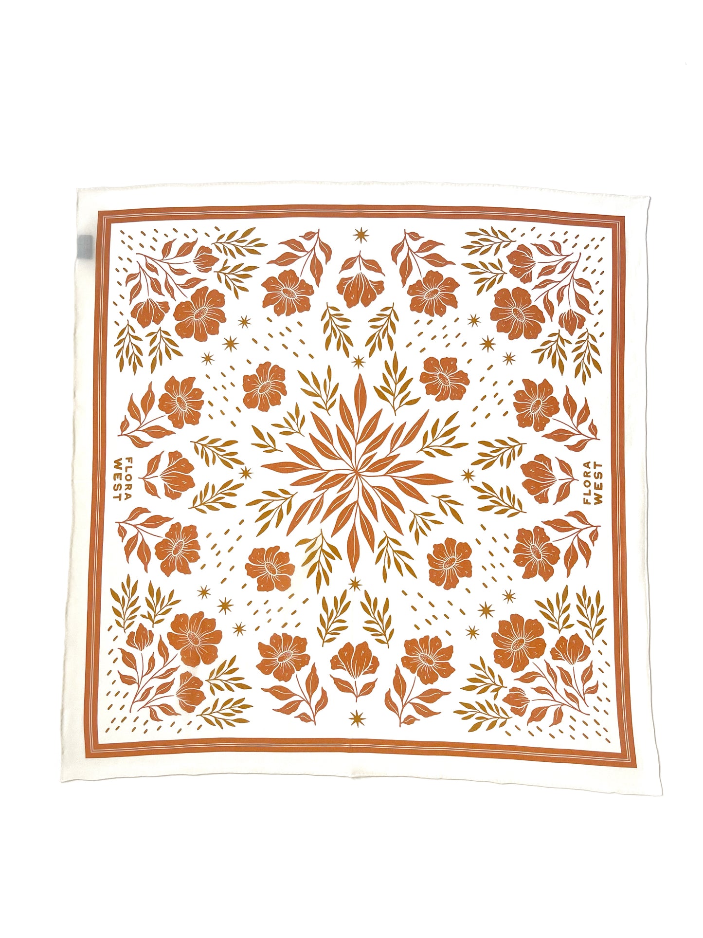 Desert Floral Silk Scarf