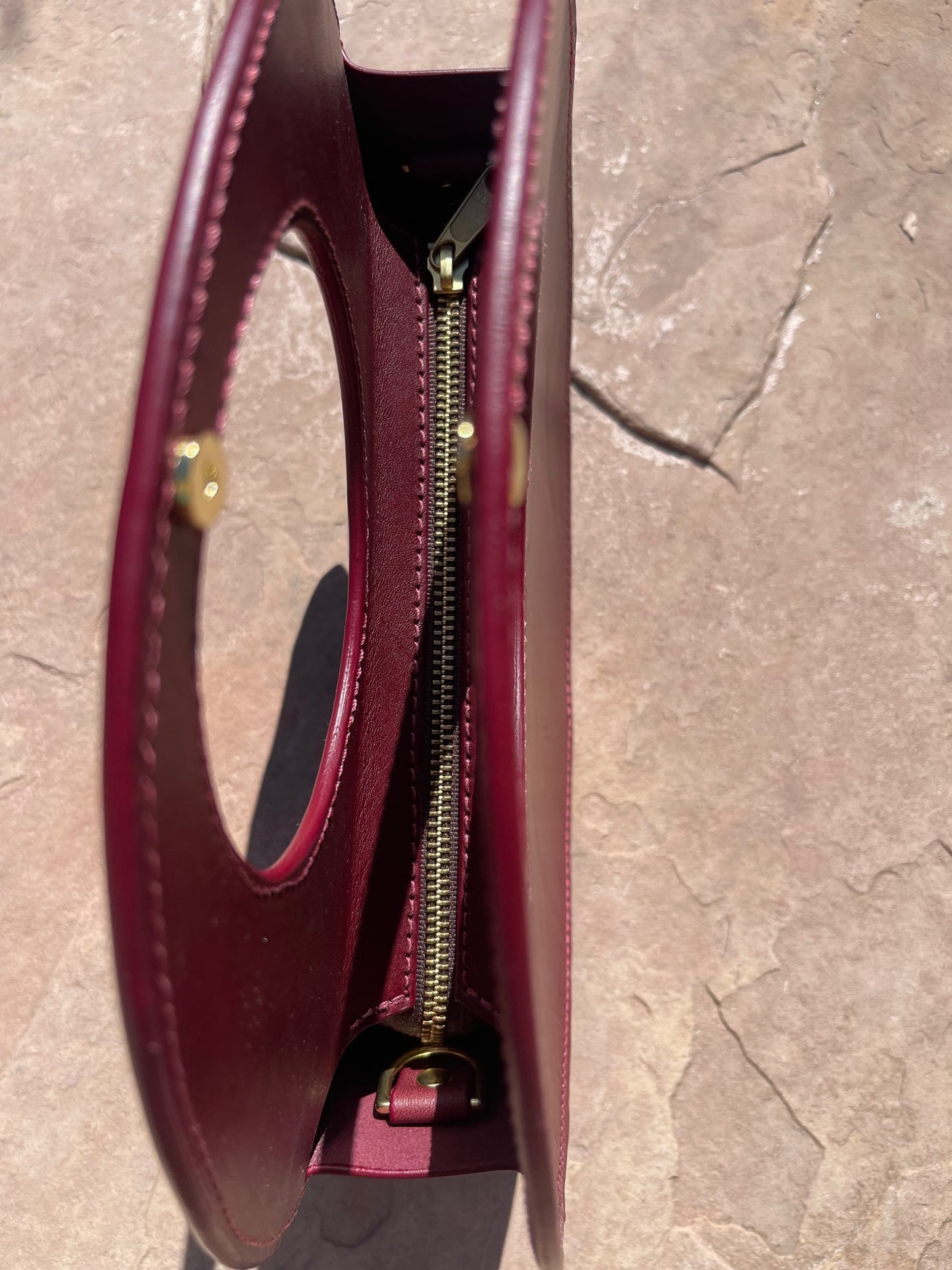 The Eclipse Bag in Oxblood