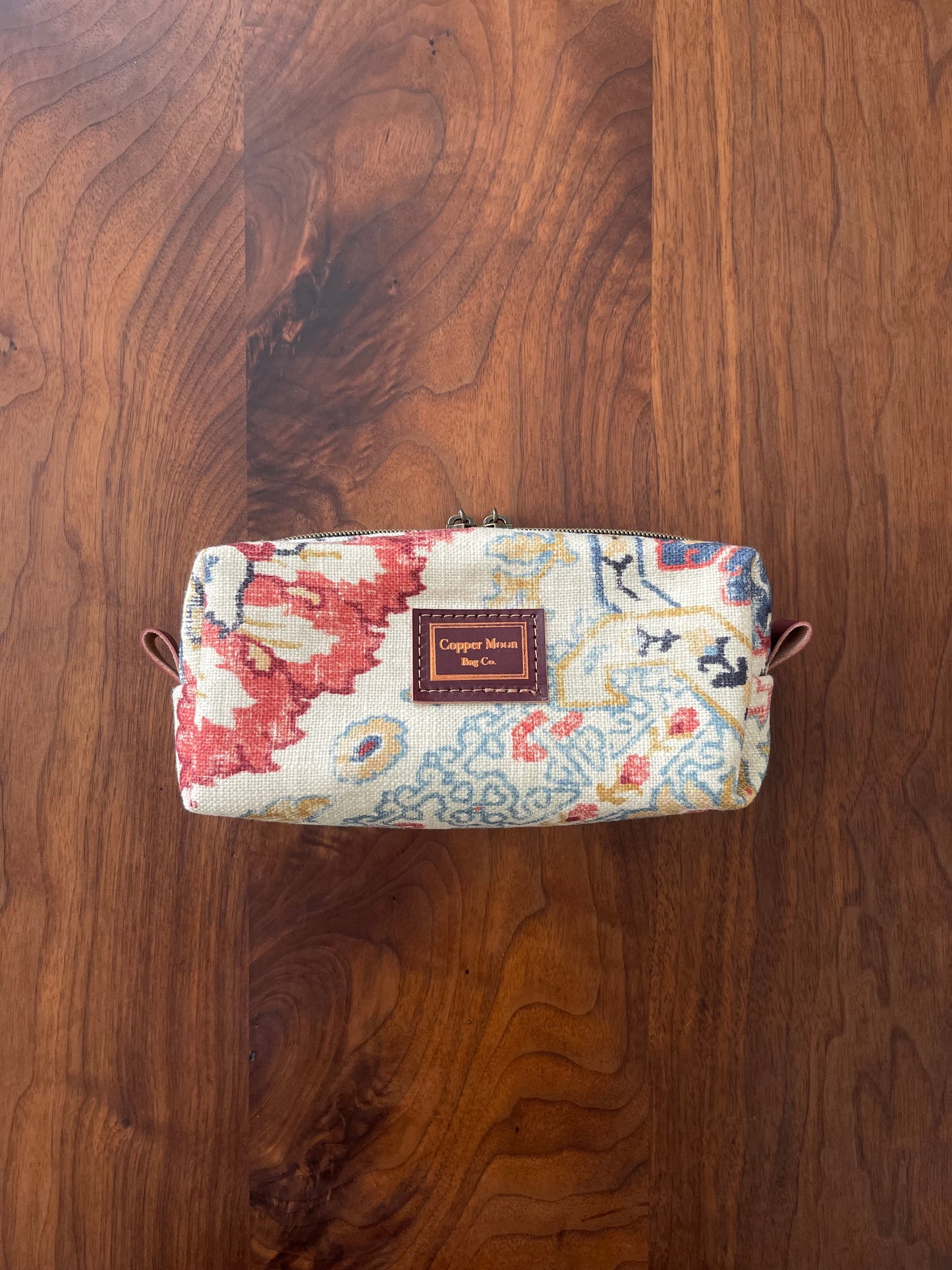 Sydney Box Bag Navy and Cream