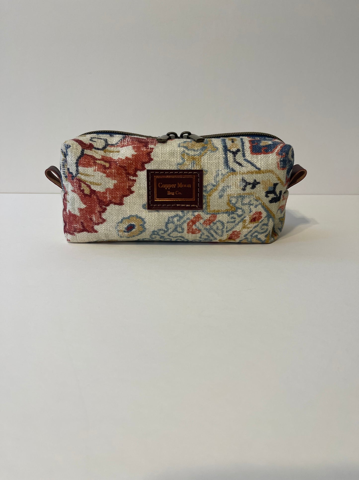 Sydney Box Bag Navy and Cream