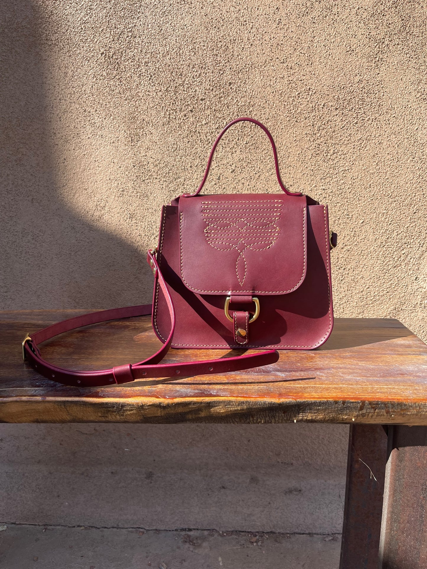 The EmmyLou in Oxblood