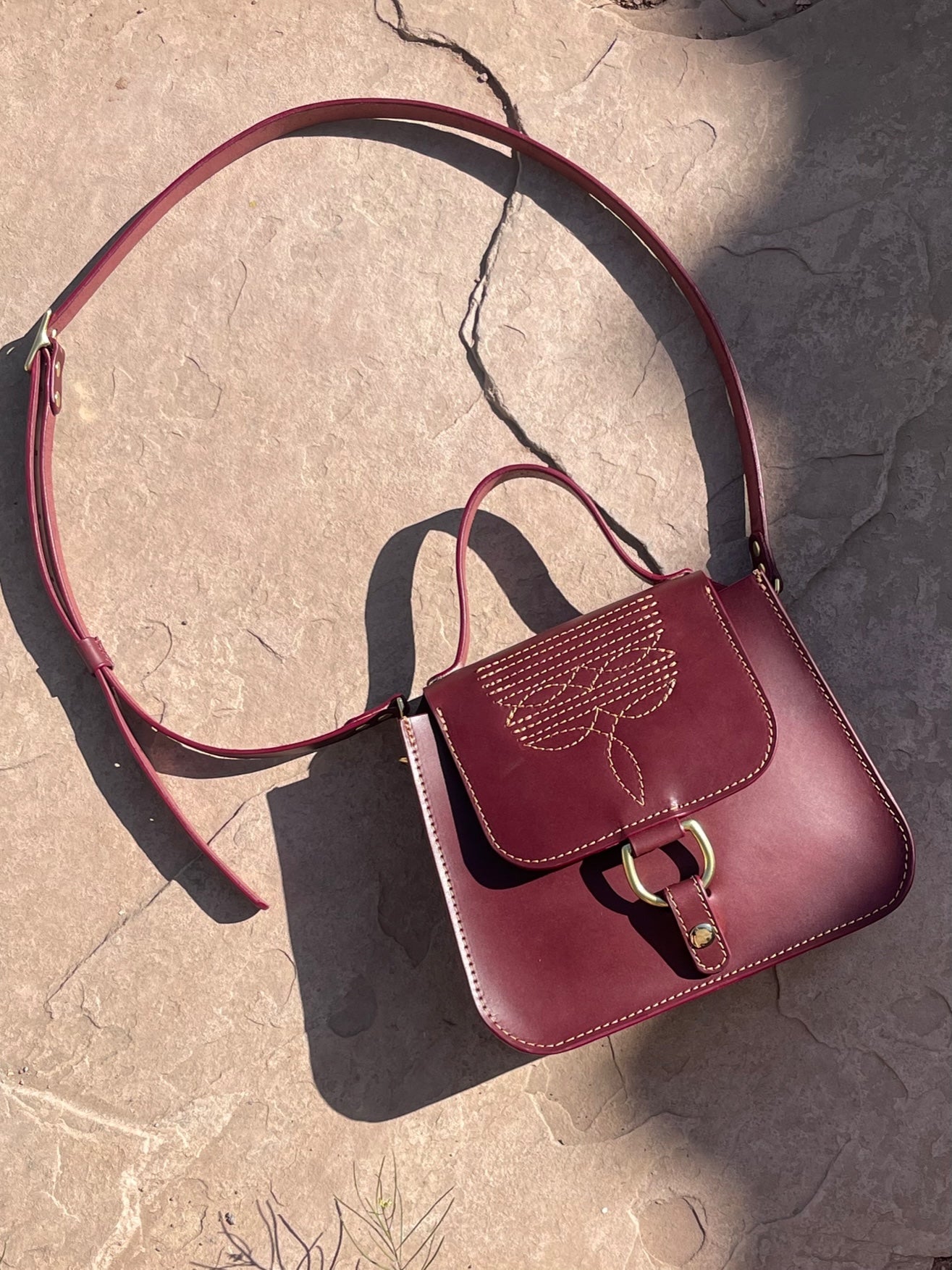The EmmyLou in Oxblood
