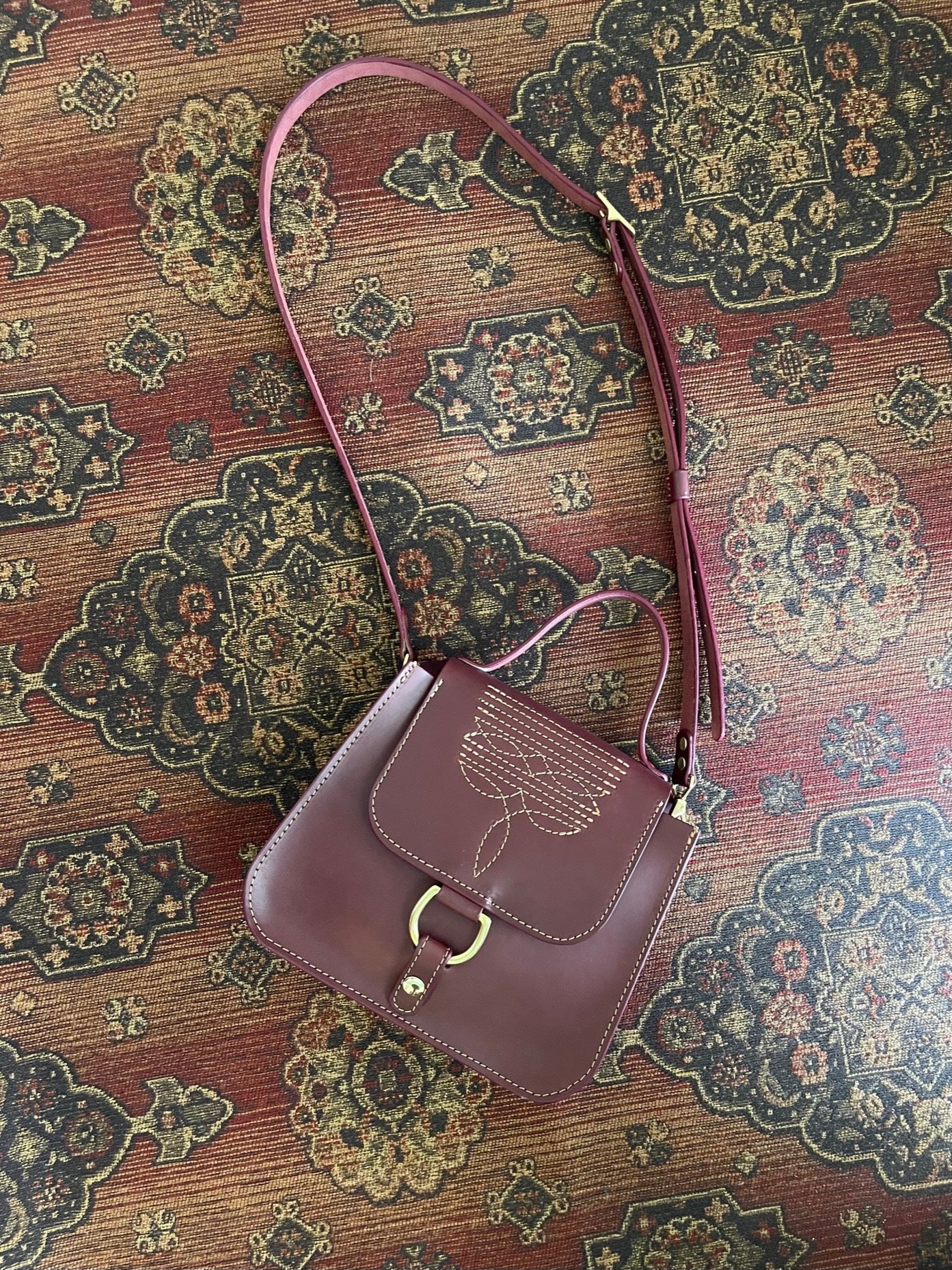 The EmmyLou in Oxblood