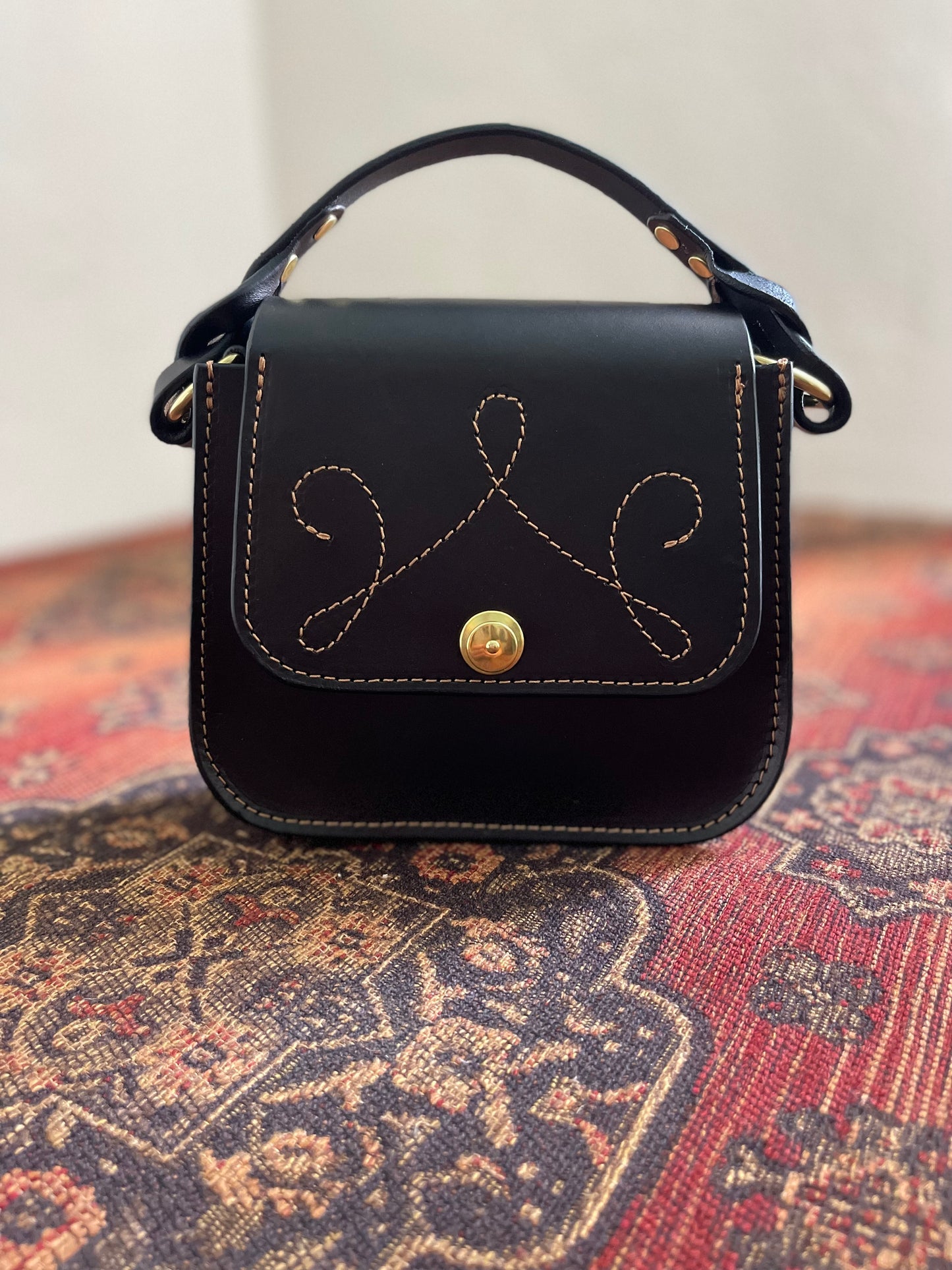 The Hadley Mini Handbag in Black