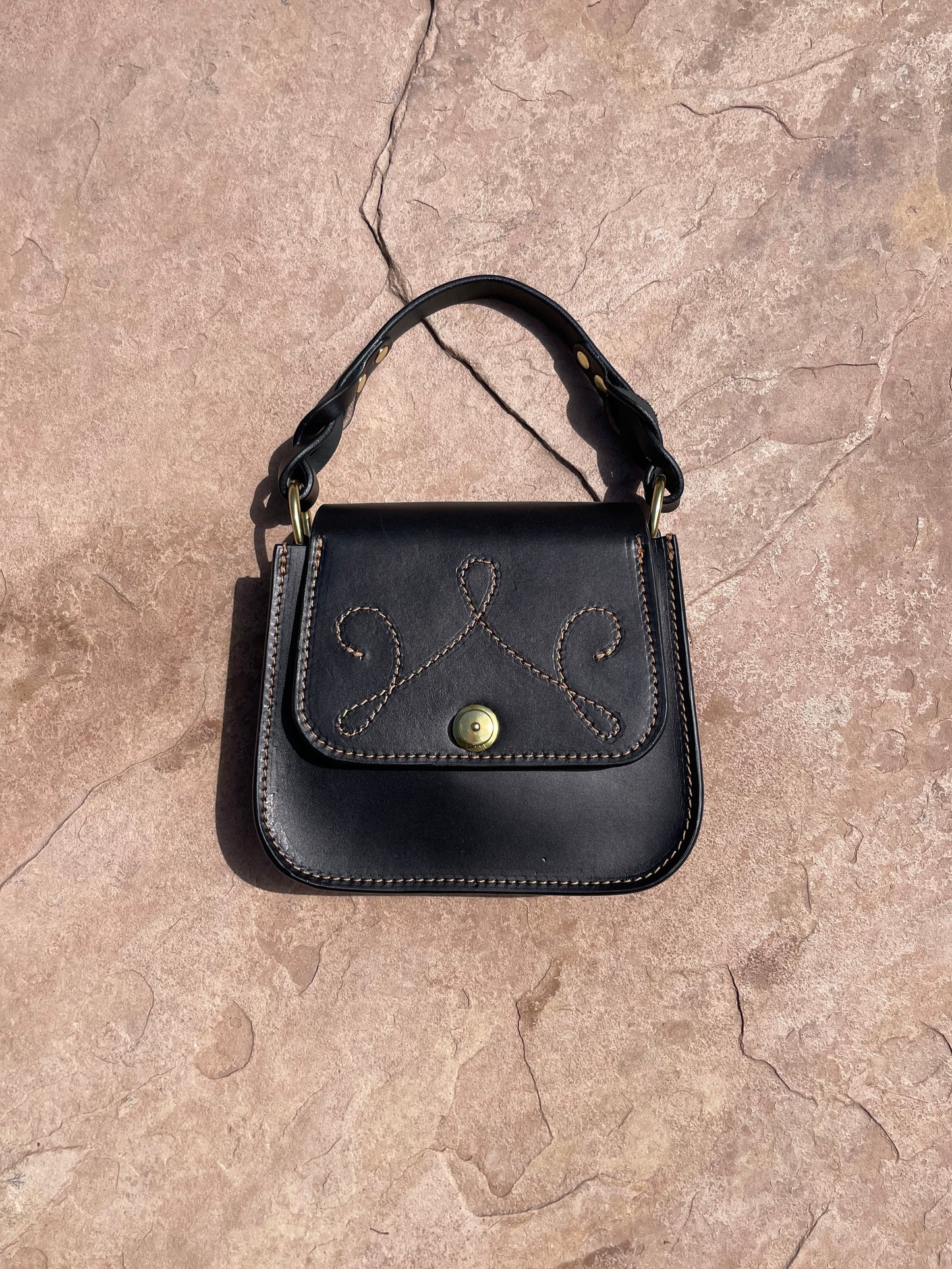 The Hadley Mini Handbag in Black