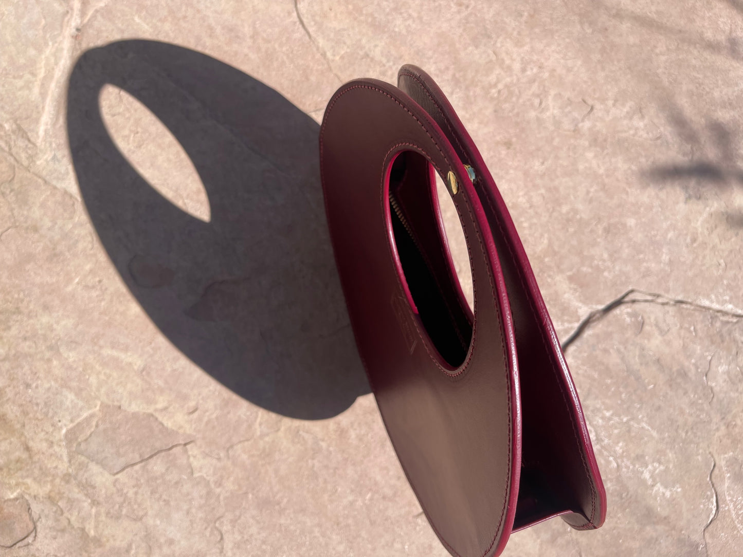 The Eclipse Bag in Oxblood