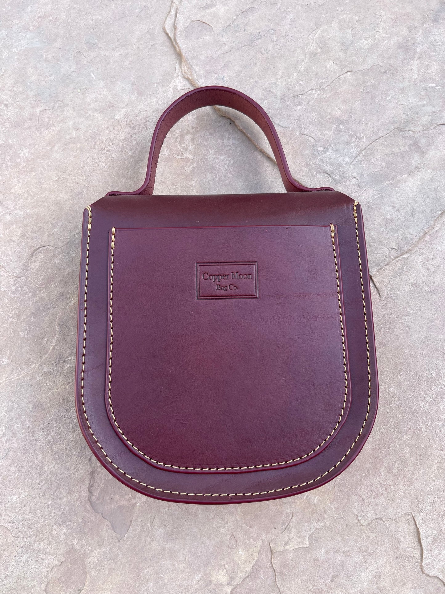The Ellis mini Western in Oxblood
