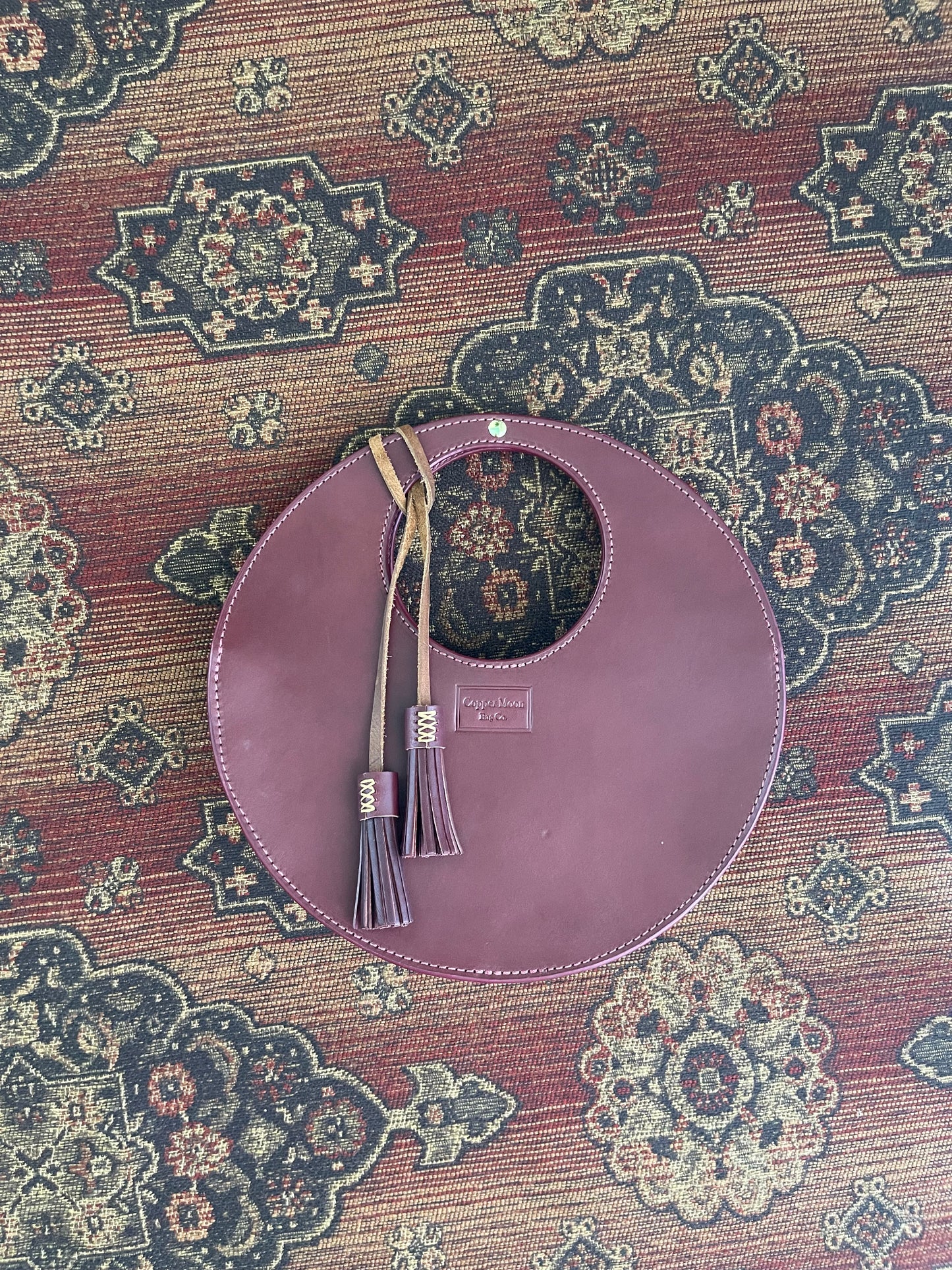 The Eclipse Bag in Oxblood