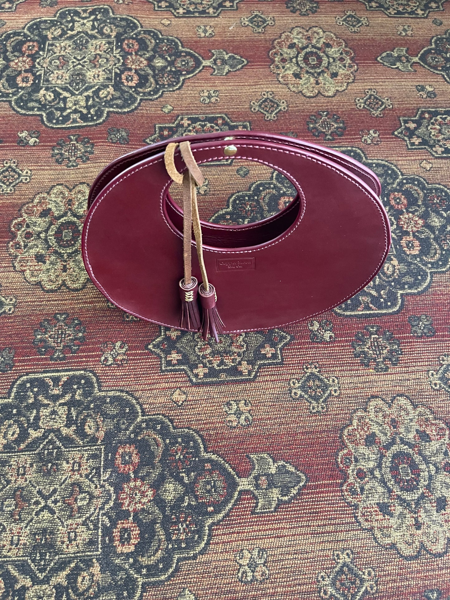 The Eclipse Bag in Oxblood