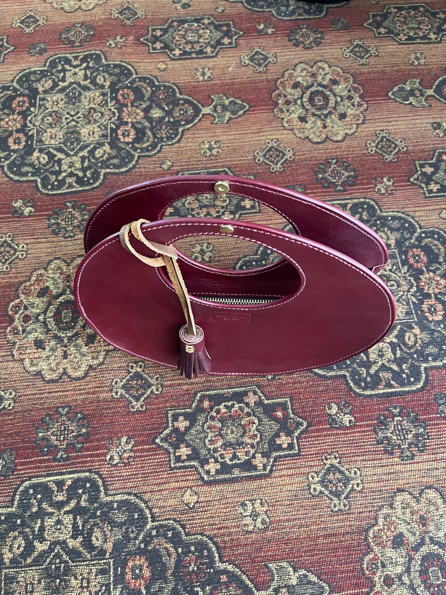 The Eclipse Bag in Oxblood