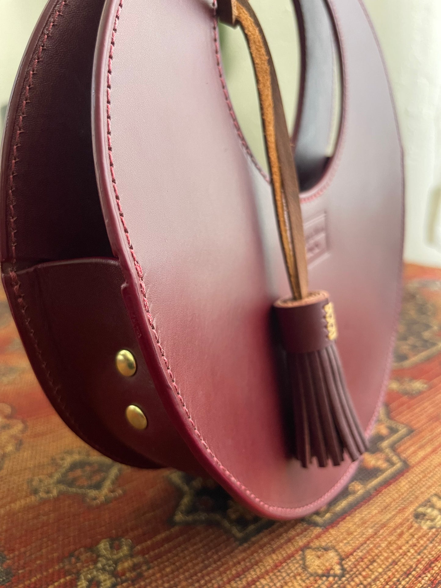 The Eclipse Bag in Oxblood