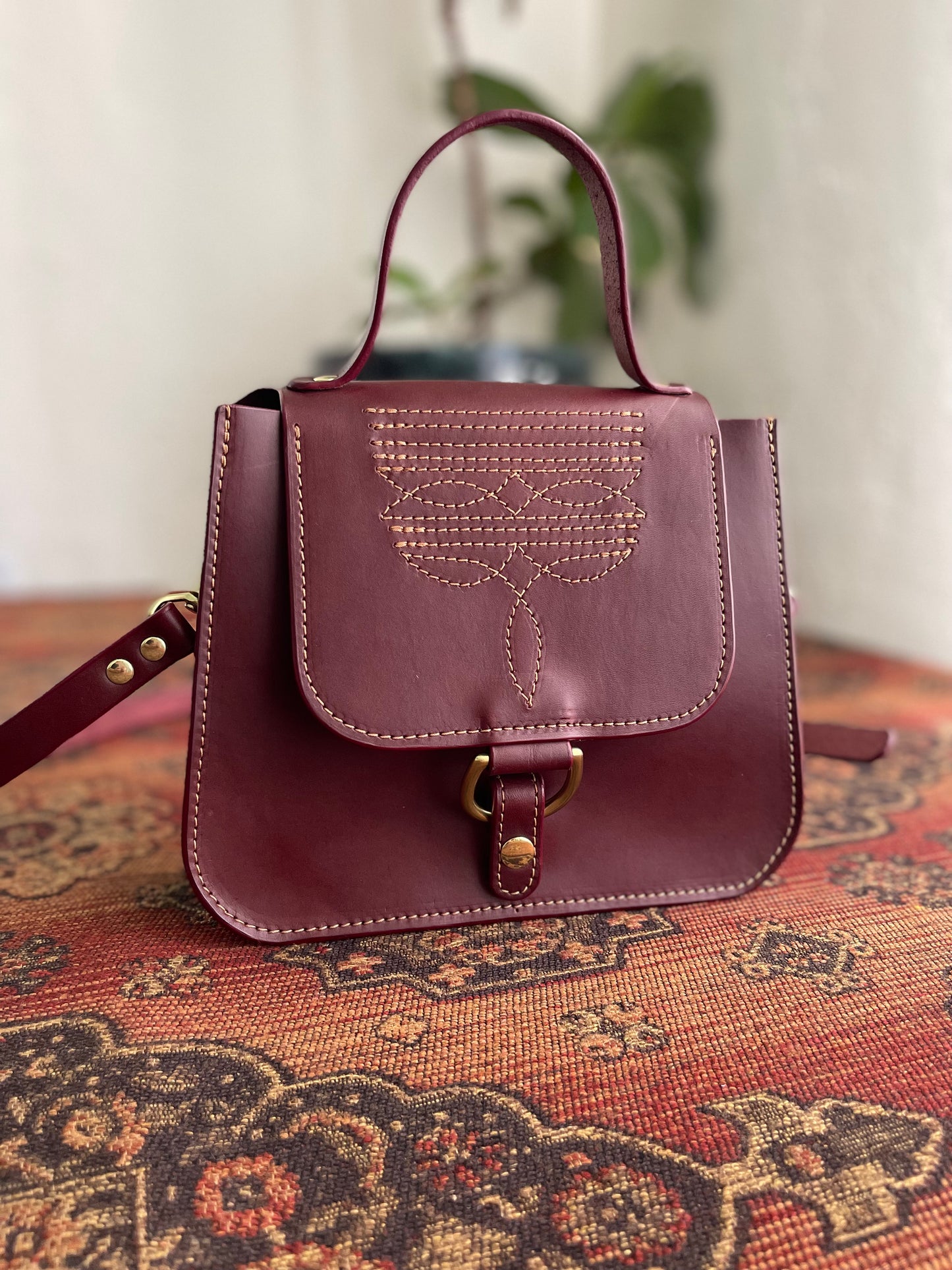 The EmmyLou in Oxblood