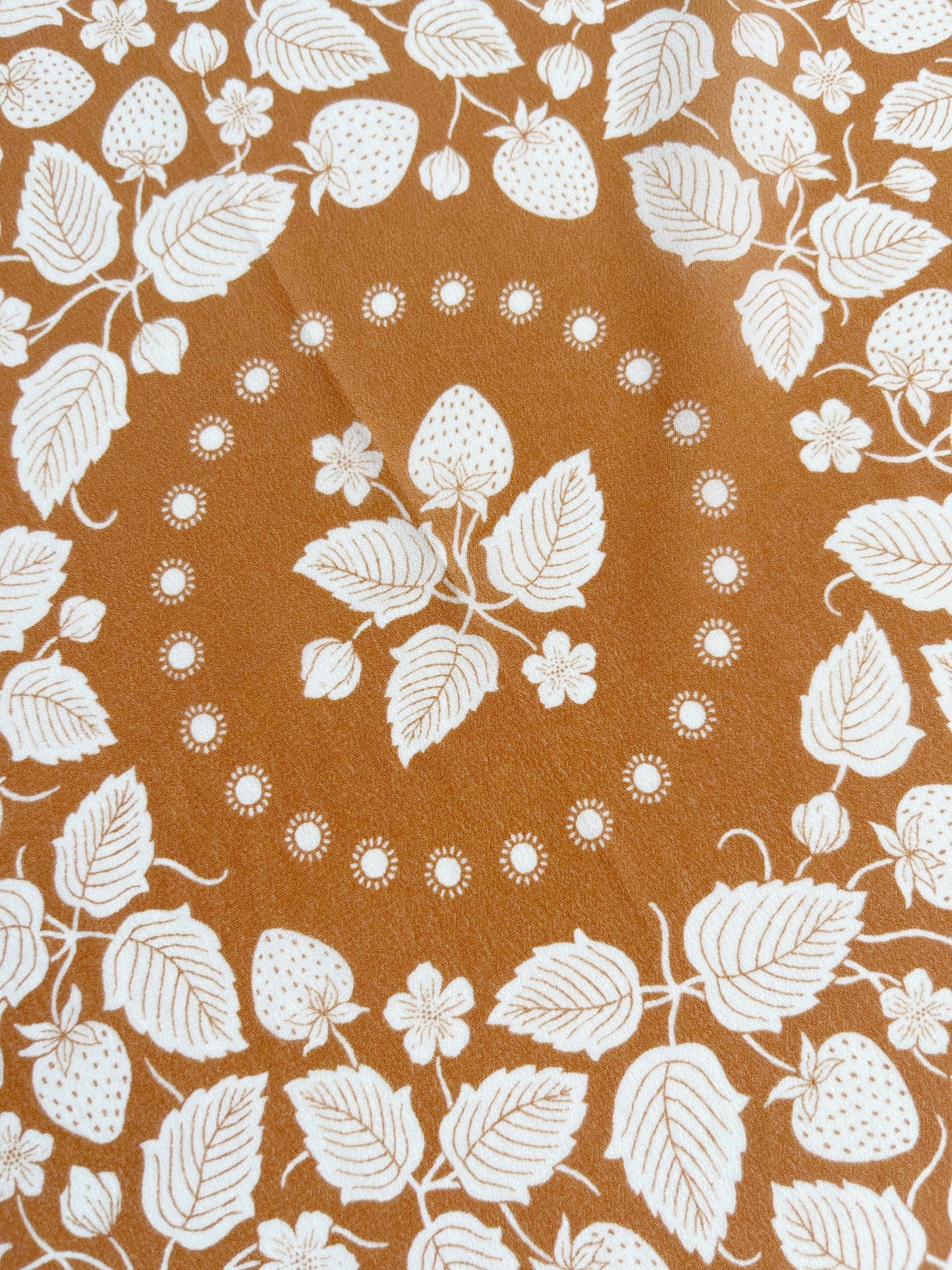 Strawberry Patch Silk Scarf
