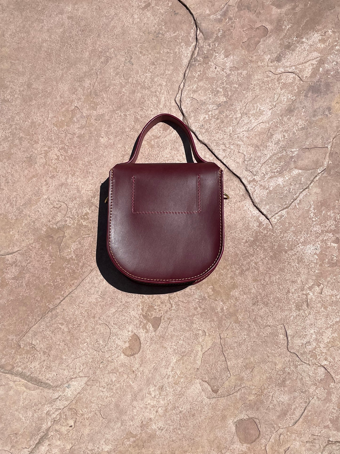 The Ellis mini Western in Oxblood